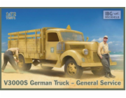 Ibg Plastikový model německého nákladního vozu Generální servis V3000 S