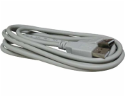 Kabel USB LAMA PLUS USB-A - USB-A 1.8 m Szary