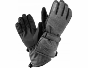 Lyžařské rukavice iguany Axel tmavě šedá melange/černá s/m