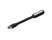 C-TECH UNL-04, USB lampička k notebooku, flexibilní, černá