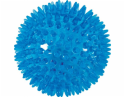 Hrací míč Zolux TPR POP s hroty 8 cm, tyrkysová barva