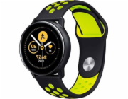 Sportovní měkký pásek Alogy Alogy pro Samsung Gear S3/ Watch 46mm Černožlutý univerzální