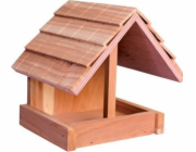 Garden&Fun krmítko pro ptáčky, cedrové dřevo, 15,5x13,5x14,5cm