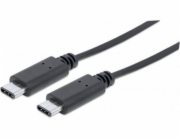 Manhattan USB-C – USB-C kabel USB 1 m černý (353526)