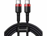 Baseus USB-C - USB-C USB kabel 2 m Černočervený (BSU1520REDBLK)