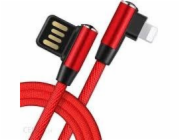 Libox USB-A - Lightning kabel 1 m červený (LB0151)