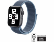 Sportovní řemínek Crong Crong Nylon pro Apple Watch 42/44 mm (Ocean Blue)