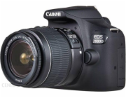 Canon bateriový fotoaparát EOS 2000D BK + 18-55 IS objektiv + baterie LP-E10 EU26 2728C010 -2728C010