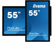 55" iiyama TF5539UHSC-B1AG: IPS, 4K, capacitive, 15P, 500cd/m2, VGA, HDMI, DP, 24/7, IP54, černý