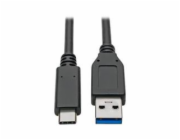 PremiumCord kabel USB-C - USB 3.0 A (USB 3.2 generation 2, 3A, 10Gbit/s) 1m