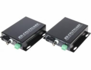 Vlákno Optic Converter Fiber Optic Converter OVH-1D/SC 1X Video + RS-485 TXRX SET