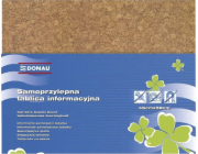 Informační tabule Donau DONAU, 58x46cm, samolepící, hnědá