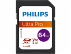Philips SDXC 64 GB Class 10, UHS-I U3 Paměťova Karta