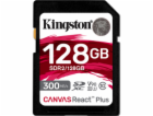KINGSTON 128GB Canvas React Plus SDHC UHS-II 300R/260W U3...