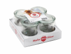 WECK Mini Mold Jar 140ml Set of 4