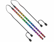 SilentiumPC LED pásek Aurora Stripes ARGB / 18x LED / 30cm / ARGB / 2ks