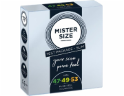 Mister Size Mister Size Kondomy kondomy přizpůsobené velikosti 47mm 49mm 53mm 3ks. | DOPRAVA ZDARMA OD 250 PLN