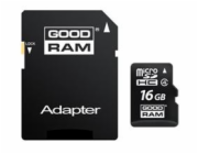 GOODRAM (Wilk Elektronik) Micro SDHC karta 16GB Class 4 + adaptér