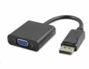 PREMIUMCORD Redukce DisplayPort - VGA 15cm (M/F, černá)