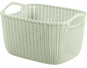 Úložná taška CURVER KNIT, 8 l, bílá, 30×22×17 cm