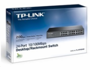 TP-Link switch TL-SF1024D (24x100Mb/s, fanless)