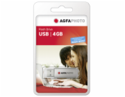 AgfaPhoto USB 2.0 stribrna 4GB 10511