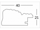Rámeček Walther Barock 20x30 dřevo, bílý
