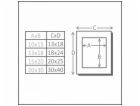 Deknudt S66KF1 P1          30x40 drevo bila s Passepartout