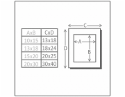 Deknudt S66KF2 P1          18x24 drevo cerna s Passepartout