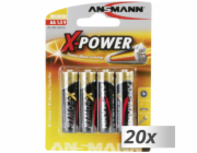 20x4 Ansmann alkalicky Mignon AA LR 6 X-Power