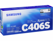 HP - Samsung CLT-C406S Cyan Toner Cartridg (1,000 pages)