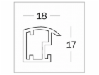 Walther Trendstyle stahl   20x30 plast KP030D