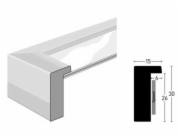 Nielsen Aura dub 20x20 drevo vc. pasparta 1115002