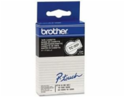 BROTHER TC201 Black On White Tape (12mm)