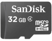 SanDisk MicroSDHC karta 32GB (Class 4) + adaptér