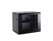 NETRACK 019-150-645-022 wall/hanging cabinet 19 15U/450 mm glass door black remov. side pan.