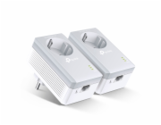 TP-Link TL-PA4010PKIT  Powerline adaptér (600 Mbps), průchozí zásuvka