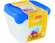 CURVER Fresh&Go Set dóz Modrá/transparentní 3x1.2l