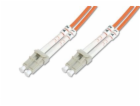 DIGITUS Fiber Optic Patch Cord, LC to LC, Multimode, OM2,...