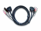 ATEN int.kabel pro KVM USB, DVI, audio,  1,8m pro CS1768,...