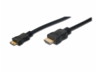 Digitus HDMI 1.3 / 1.2 (C to A) připojovací kabel 3 m , p...