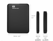 WD Elements Portable 1,5TB Ext. USB3.0, Black