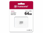 TRANSCEND MicroSDXC karta 64GB 300S, UHS-I U1, bez adaptéru