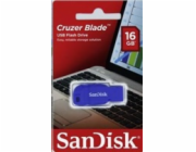 SanDisk Flash Disk 16GB Cruzer Blade, USB 2.0, modrá 45019823