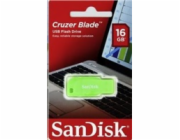 SanDisk Cruzer Blade 16GB USB2.0 elektricky zelená 45019825