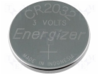 Baterie plochá knoflík CR 2032 Energizer Lithium