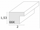 Deknudt S66KF1 P1          20x25 drevo bila s paspartou