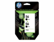 HP 56 Black Ink cart, 19 ml, C6656AE (520 pages)