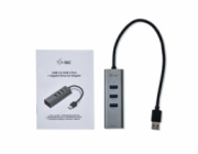 i-tec USB 3.0 Metal HUB 3 Port + Gigabit Ethernet Adapter