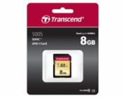 TRANSCEND SDHC karta 8GB 500S, UHS-I U1 (R:95/W:20 MB/s)